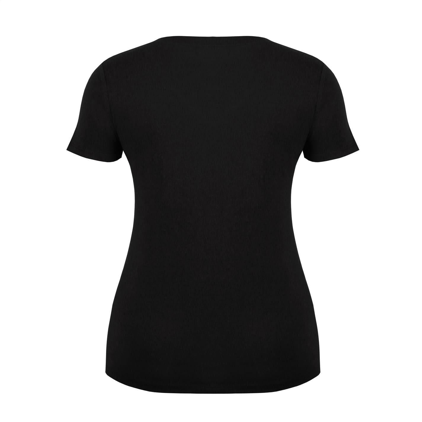 Black - Back - Slazenger Womens-Ladies T-Shirt