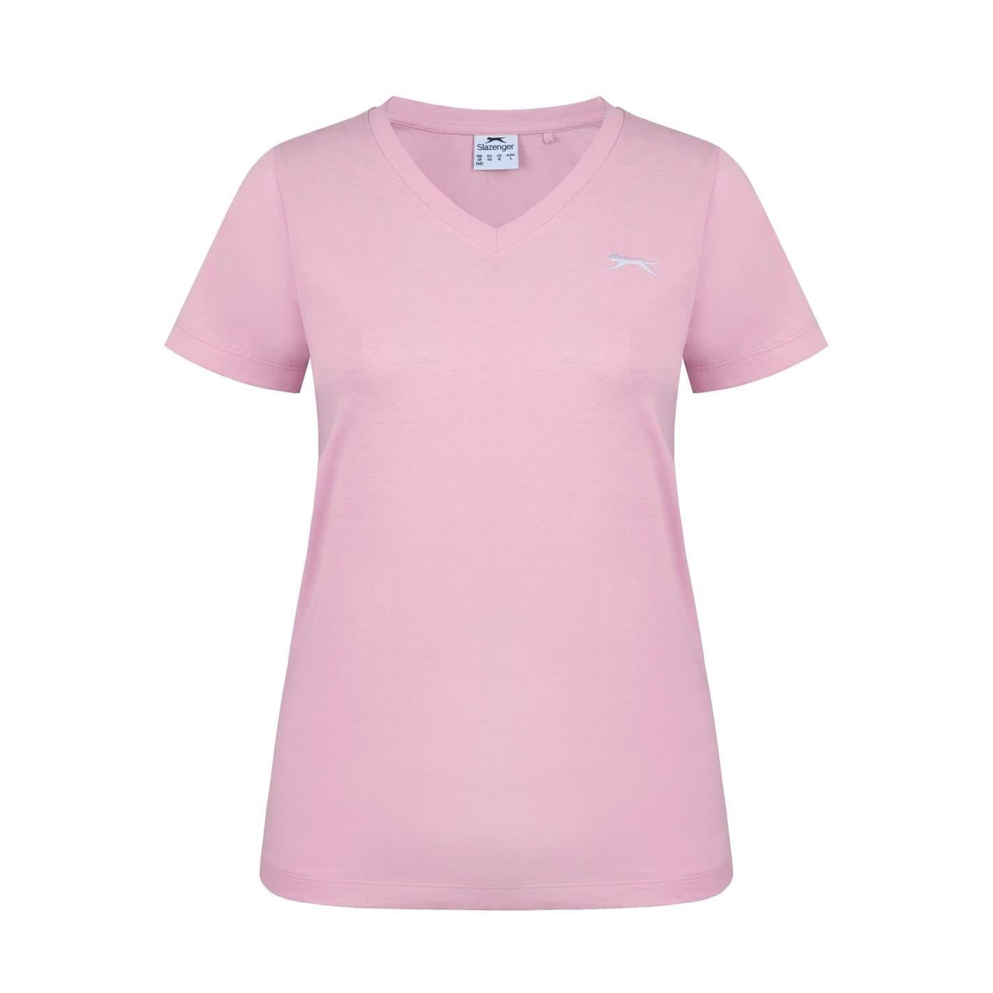 Baby Pink - Front - Slazenger Womens-Ladies T-Shirt