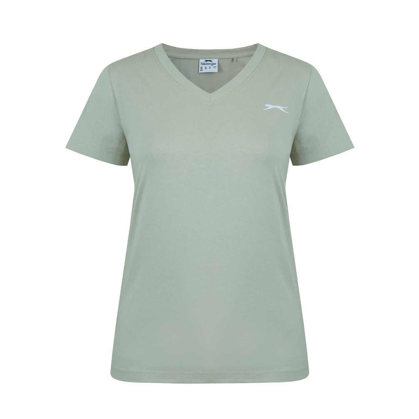 Moss Green - Front - Slazenger Womens-Ladies T-Shirt