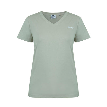 Moss Green - Front - Slazenger Womens-Ladies T-Shirt