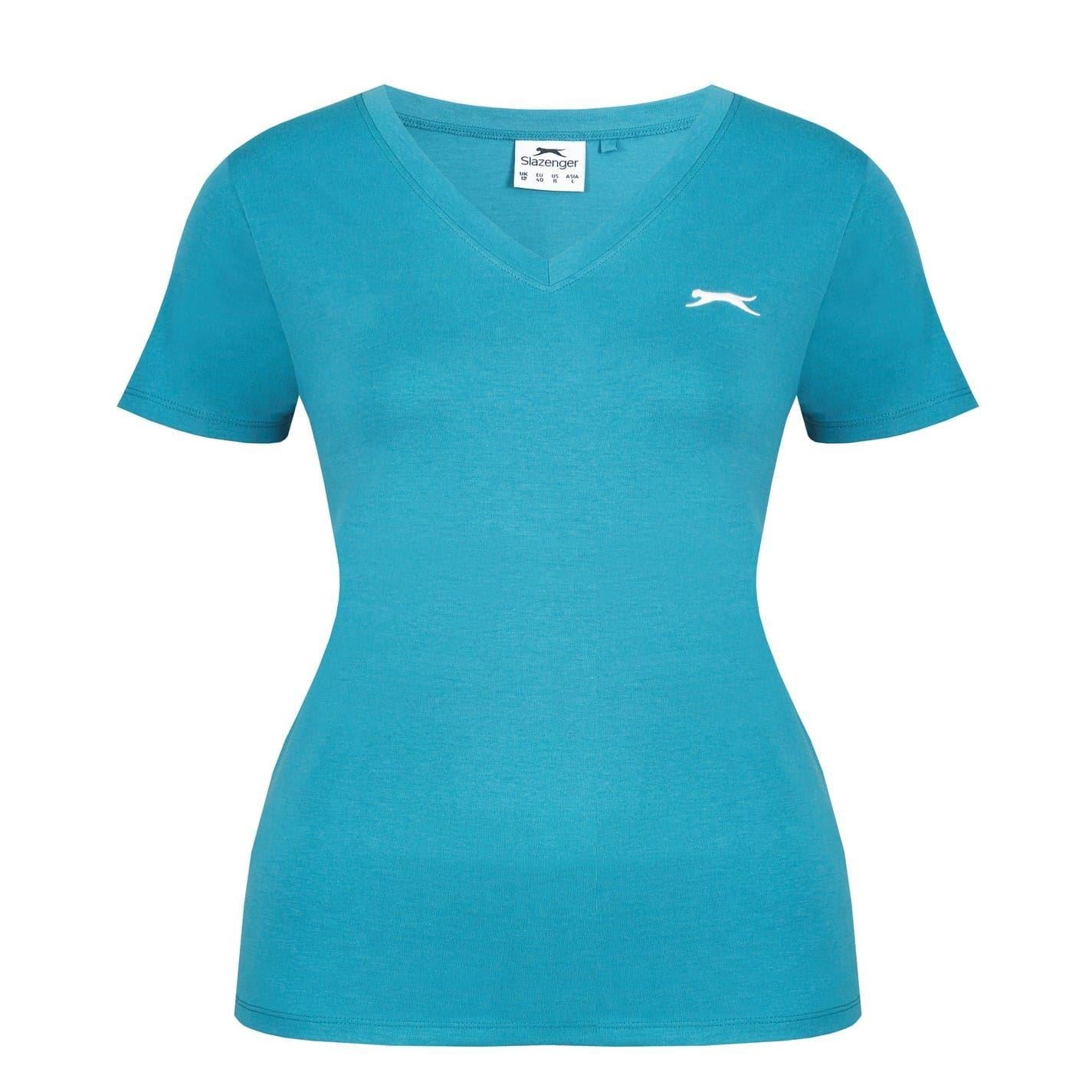 Teal - Front - Slazenger Womens-Ladies T-Shirt