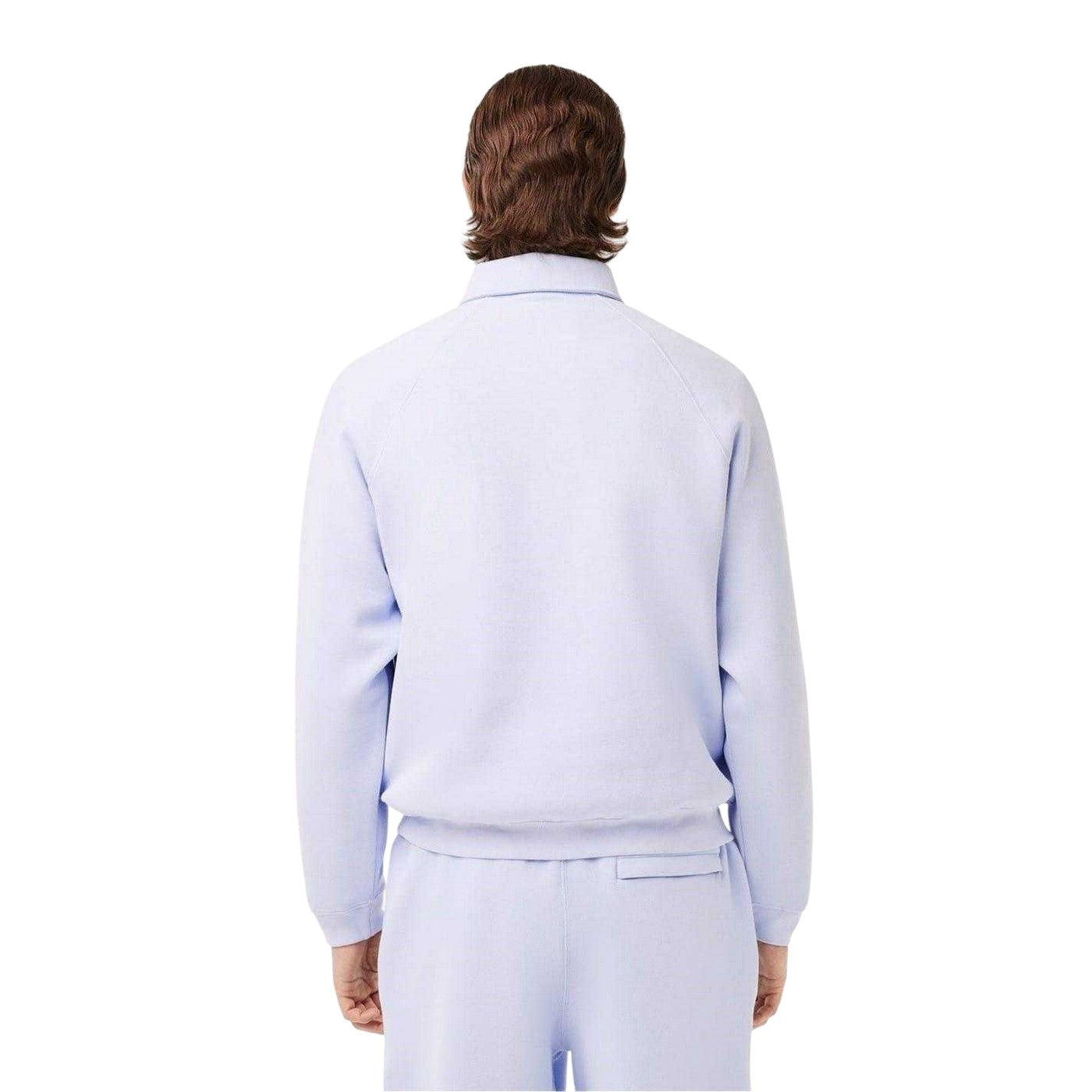 Blue - Back - Lacoste Mens Heritage Cotton Sweatshirt