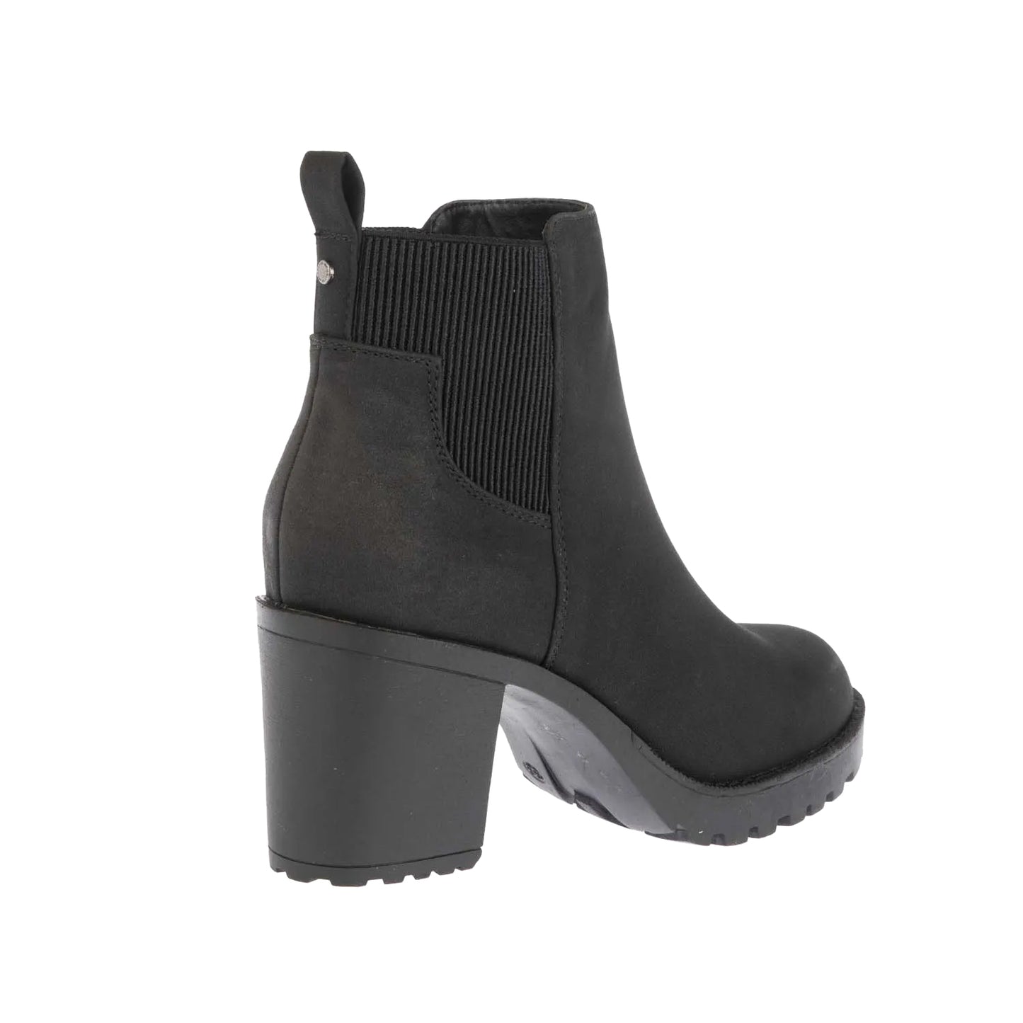 Black - Back - Only Womens-Ladies Barbara Heeled Chelsea Boots