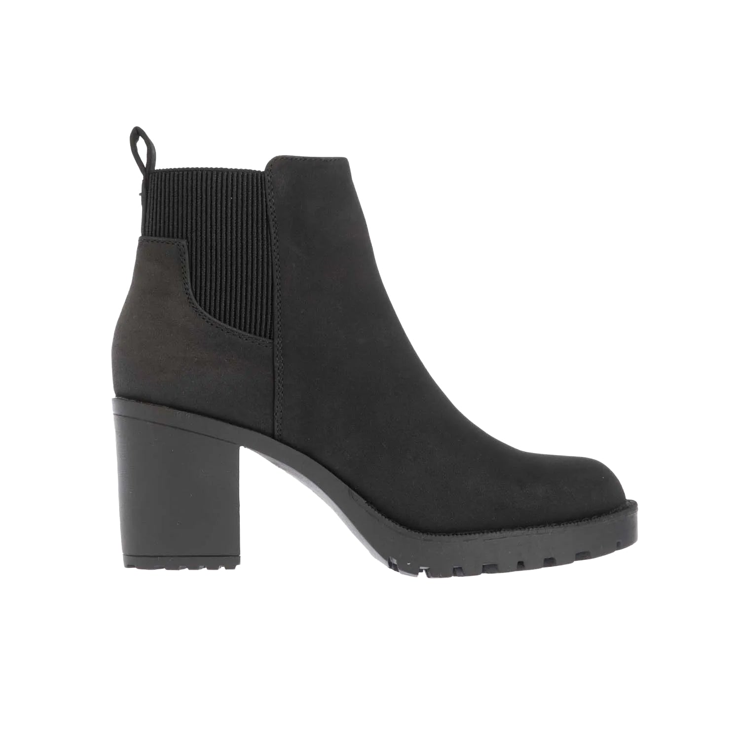 Black - Side - Only Womens-Ladies Barbara Heeled Chelsea Boots