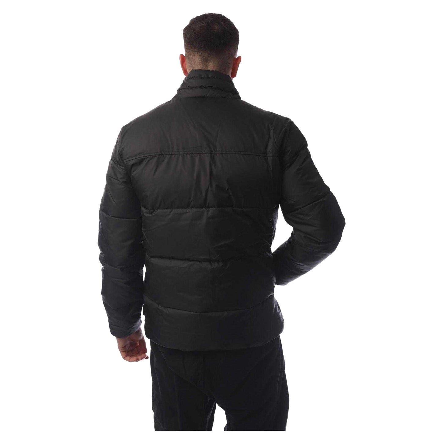 Black - Back - Ellesse Mens Puffer Jacket