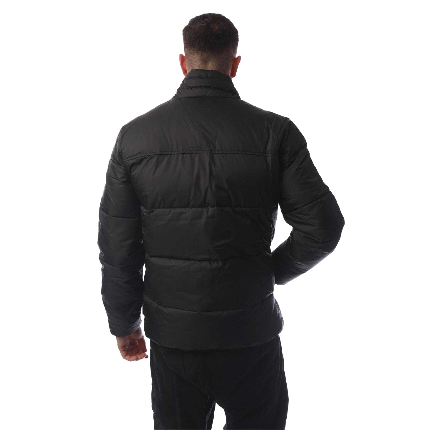 Black - Back - Ellesse Mens Puffer Jacket