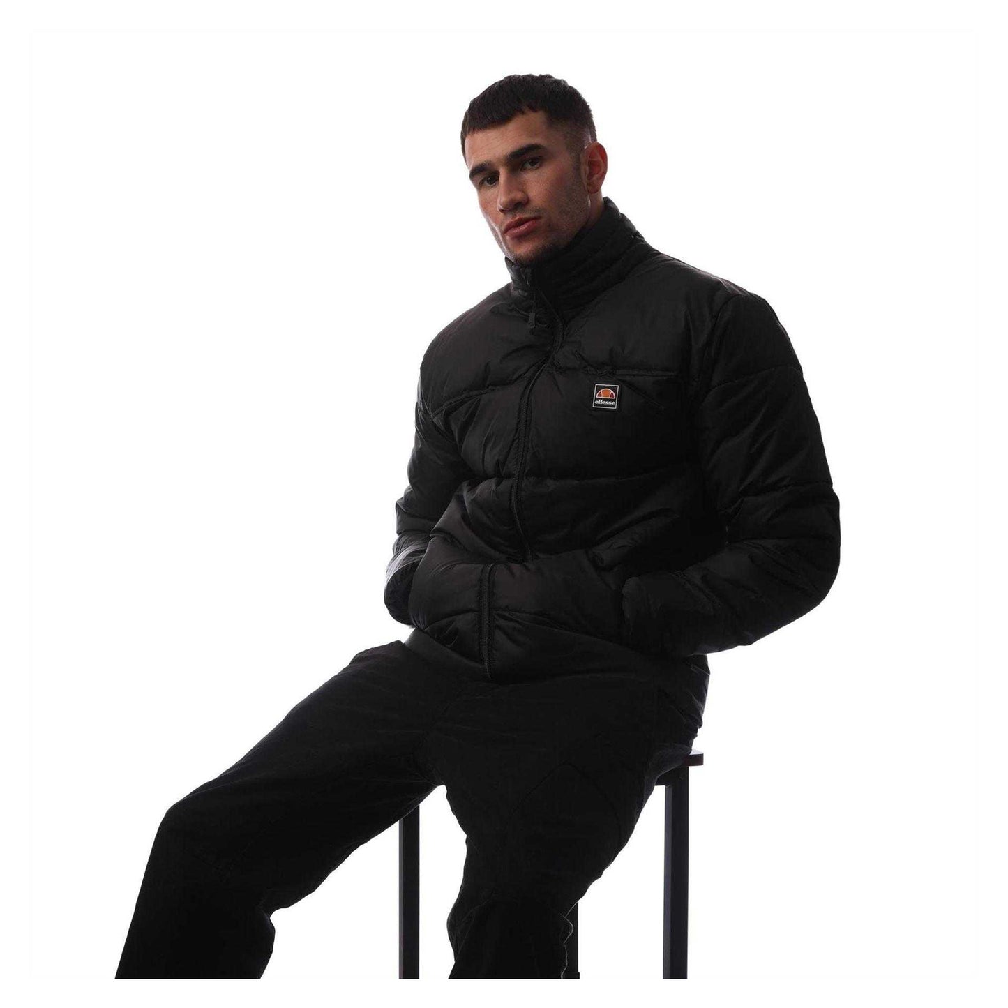 Black - Lifestyle - Ellesse Mens Puffer Jacket