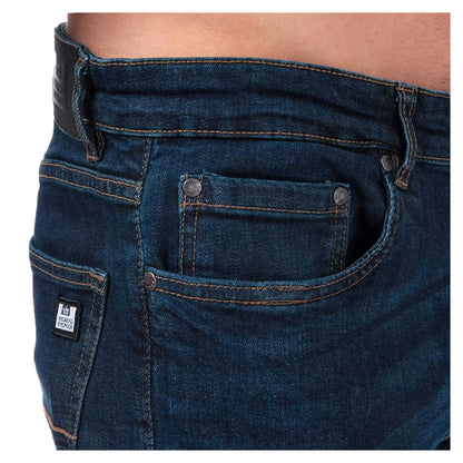 Denim - Side - Weekend Offender Mens Denim Tapered Jeans