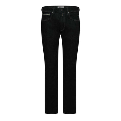 Blue - Front - Replay Mens Denim Straight Jeans