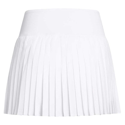White - Back - Under Armour Womens-Ladies Pleated Side Pocket Regular Sport Skort