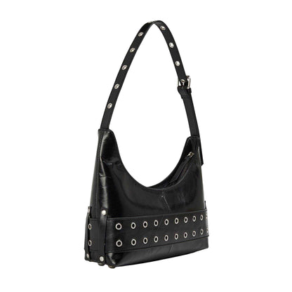 Black - Back - Kangol Hobo Bag