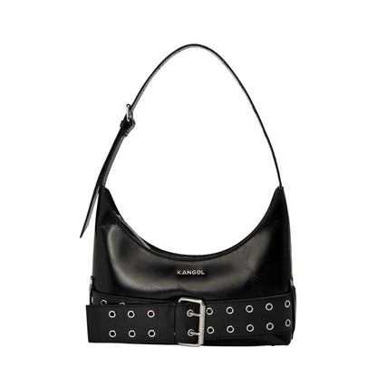 Black - Front - Kangol Hobo Bag