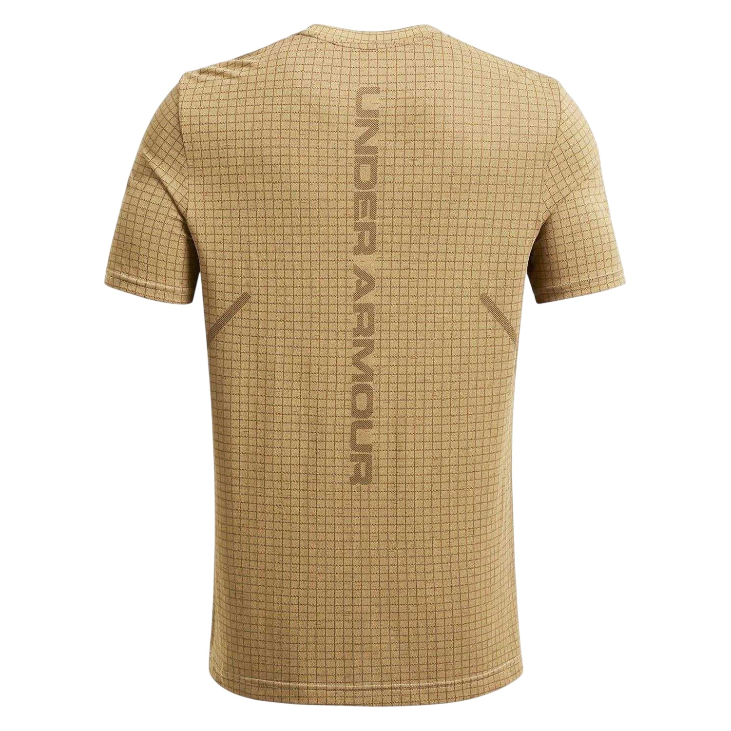 Brown - Back - Under Armour Mens HeatGear Seamless Regular T-Shirt