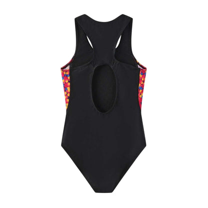 Black-Green - Back - Slazenger Girls One Piece Swimsuit
