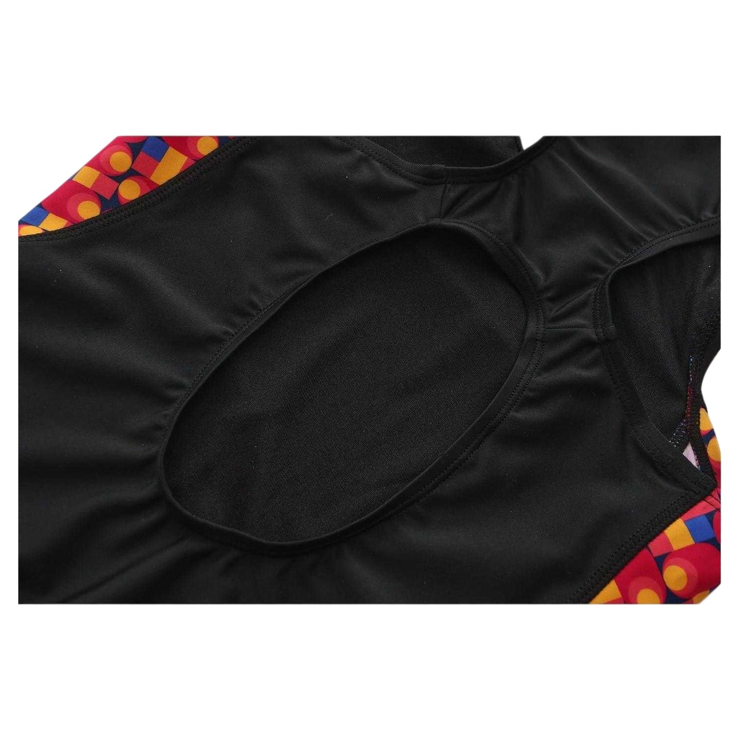 Black-Green - Side - Slazenger Girls One Piece Swimsuit
