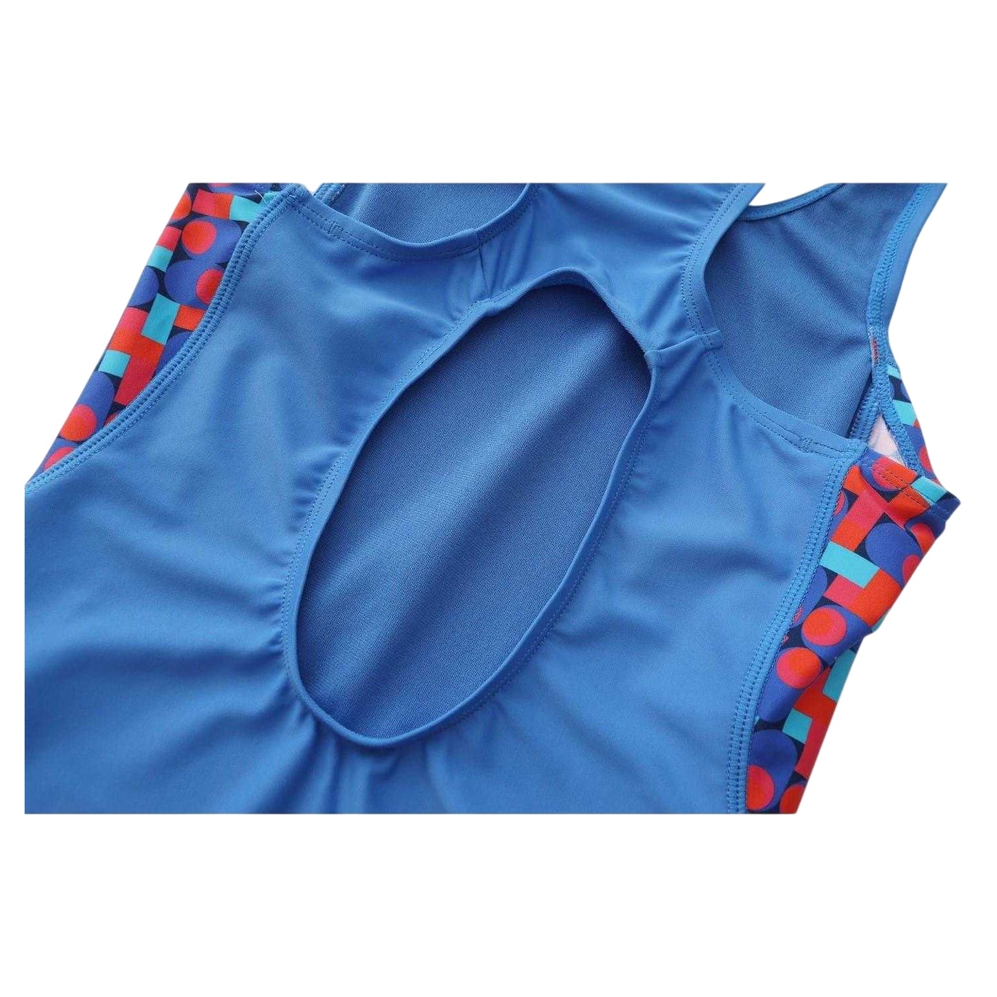 Blue - Side - Slazenger Girls One Piece Swimsuit
