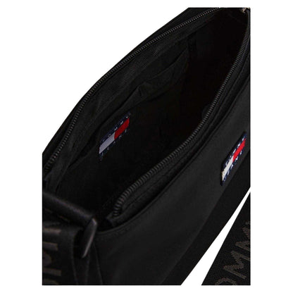 Black - Side - Tommy Jeans Fabric Everyday Handbag