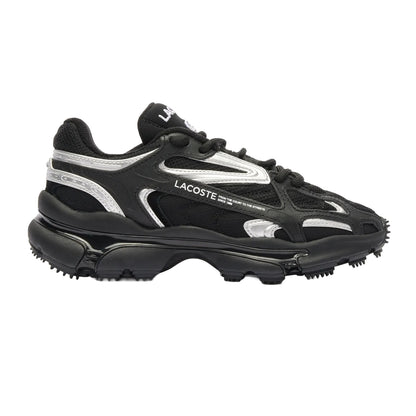 Black - Side - Lacoste Womens-Ladies L003 Trainers