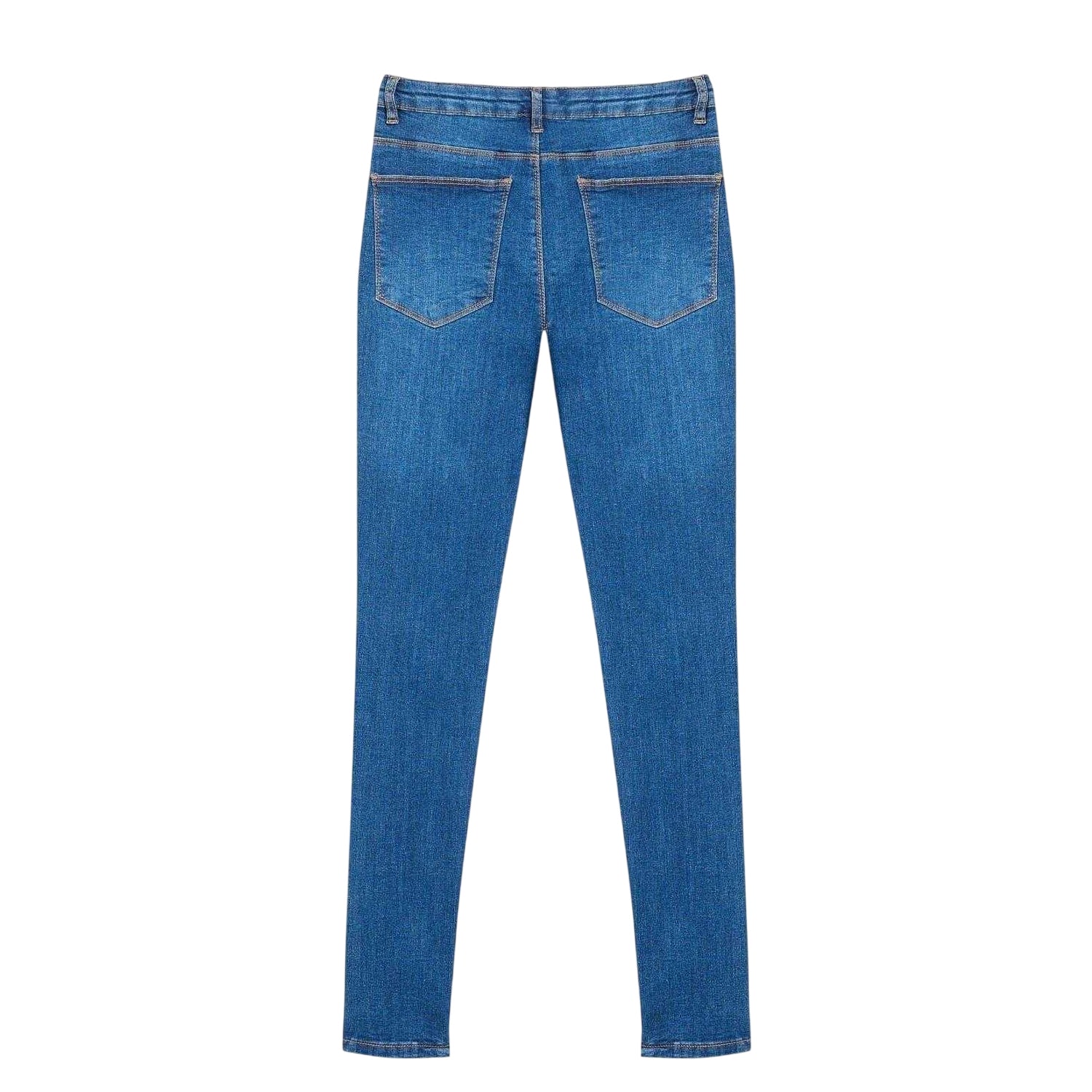 Blue - Back - Be You Girls Cotton Denim Skinny Jeans
