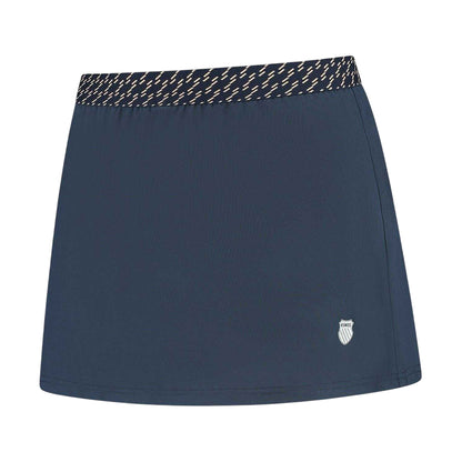 Peacoat - Front - K-Swiss Womens-Ladies Hypercourt Patterned Tennis Skort