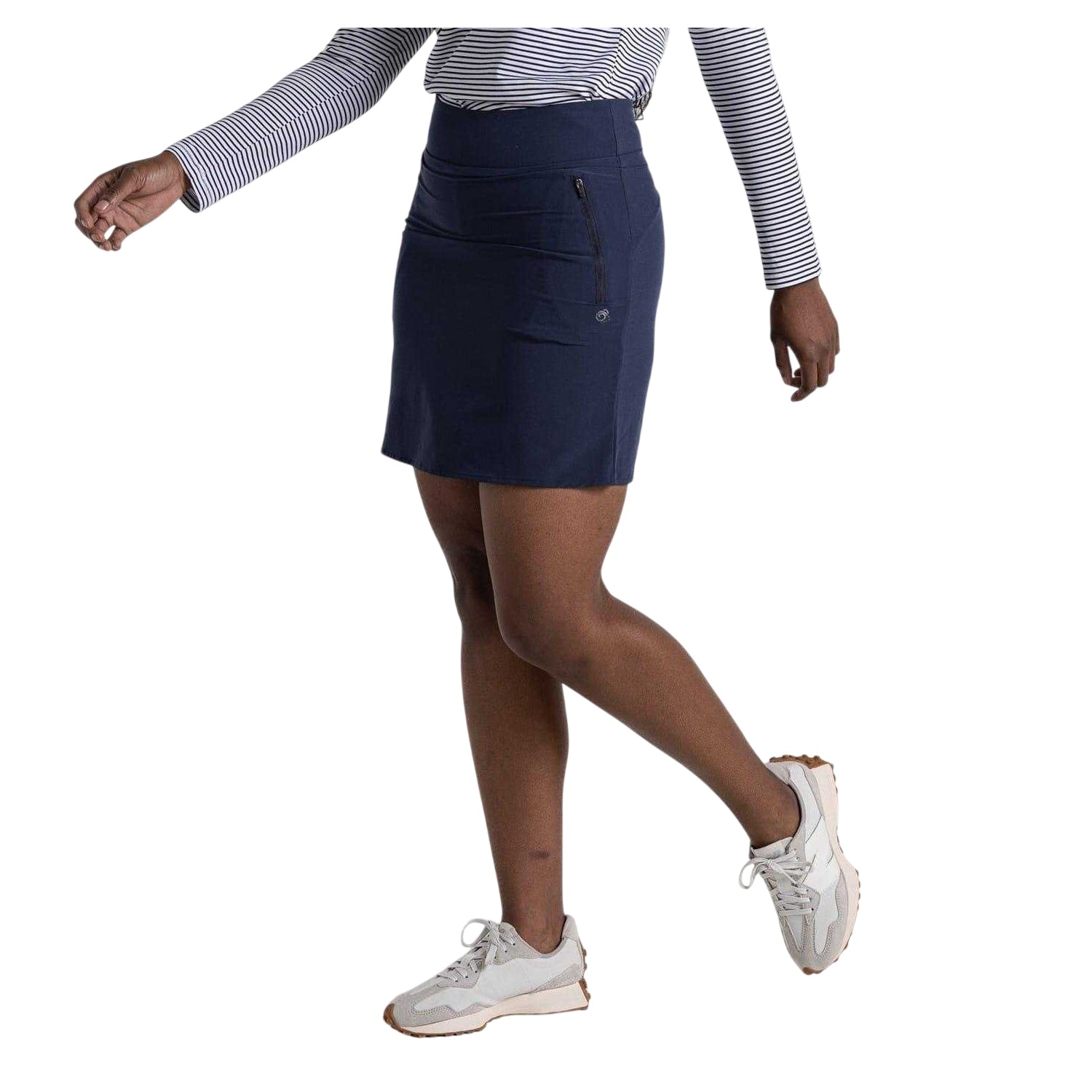 Blue Navy - Back - Craghoppers Womens-Ladies Pro Sport Mini Skirt