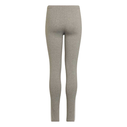 Grey Marl - Back - Adidas Girls Adicolor Leggings