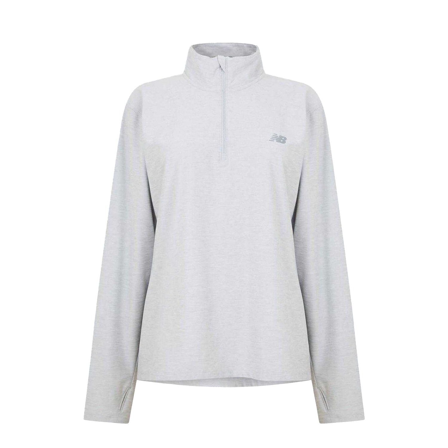 Grey - Front - New Balance Mens Accelerate Top
