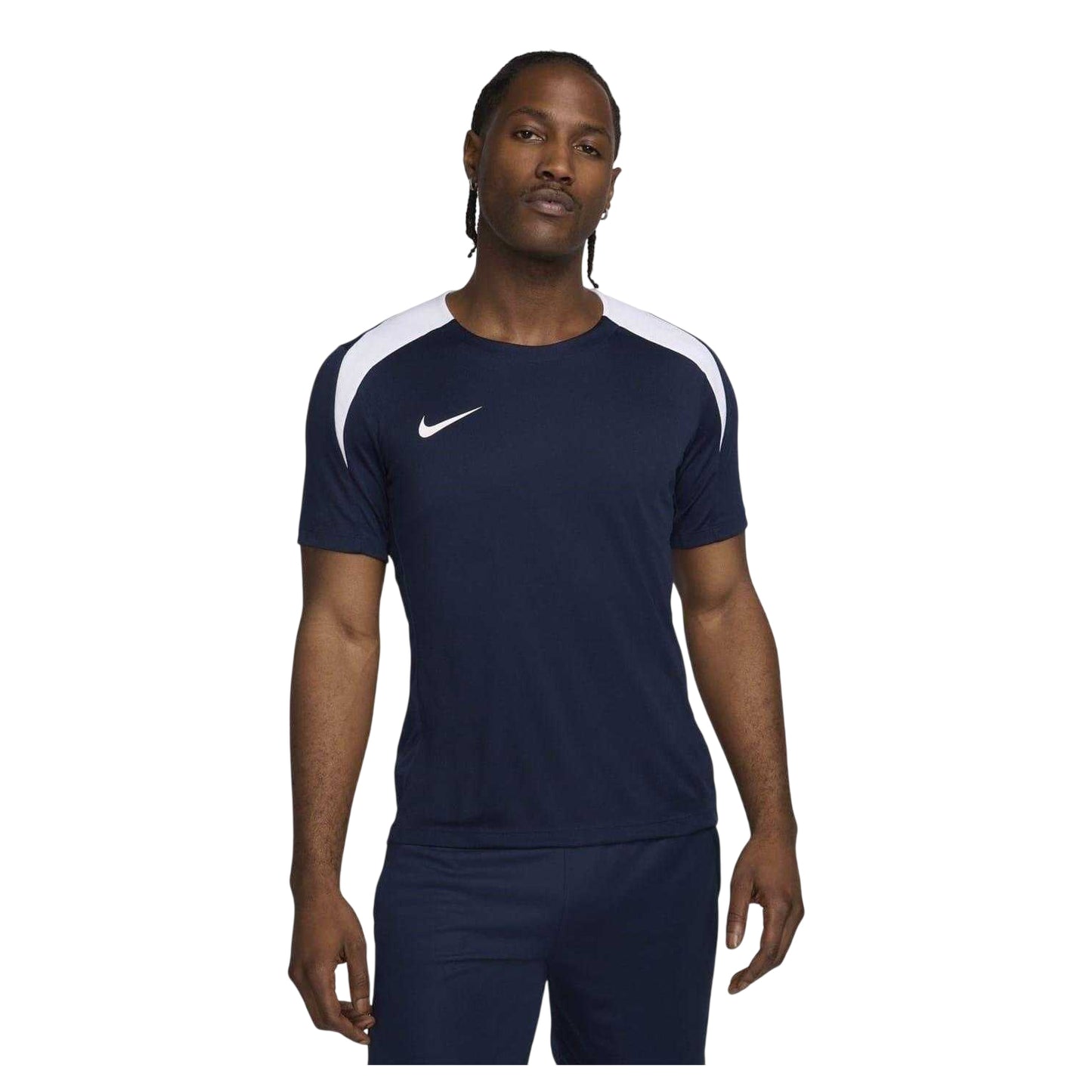 Obsidian Blue-White - Front - Nike Mens Strike Football Shirt