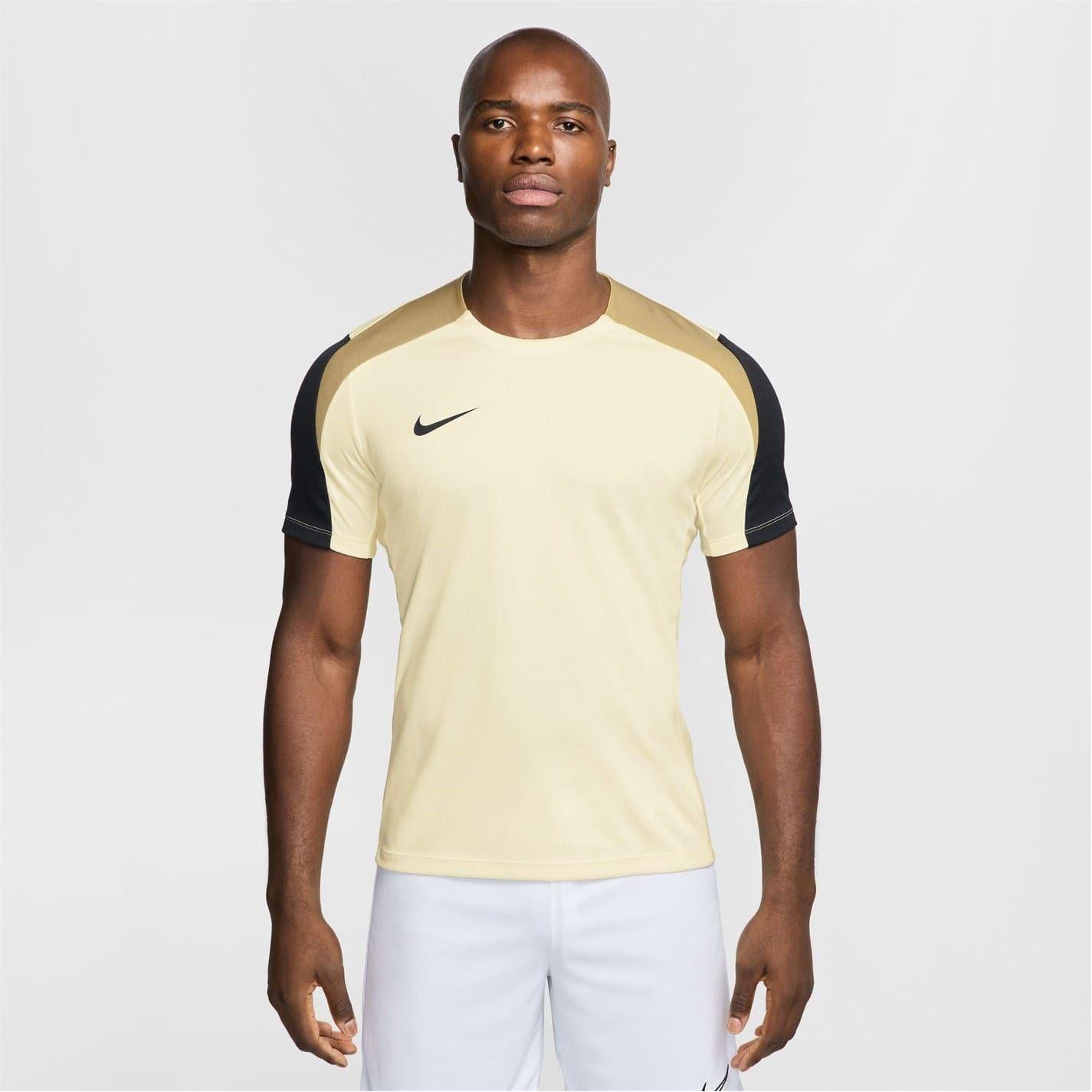 Ivory-Black - Front - Nike Mens Strike Football Shirt