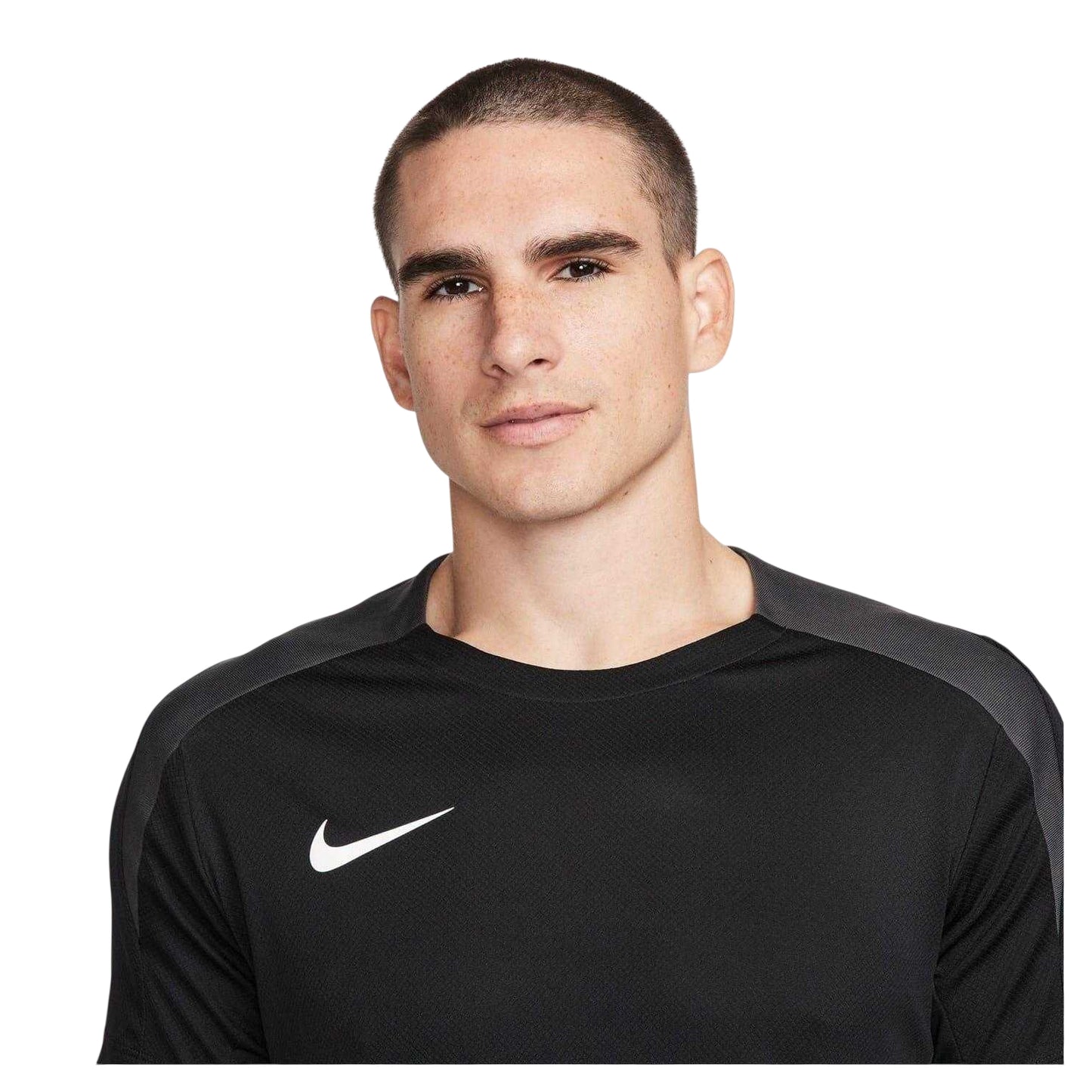 Black-White - Side - Nike Mens Strike Football Shirt