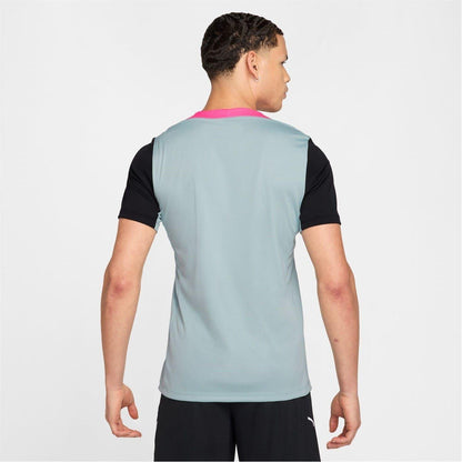 Grey-Pink - Back - Nike Mens Strike Football Shirt
