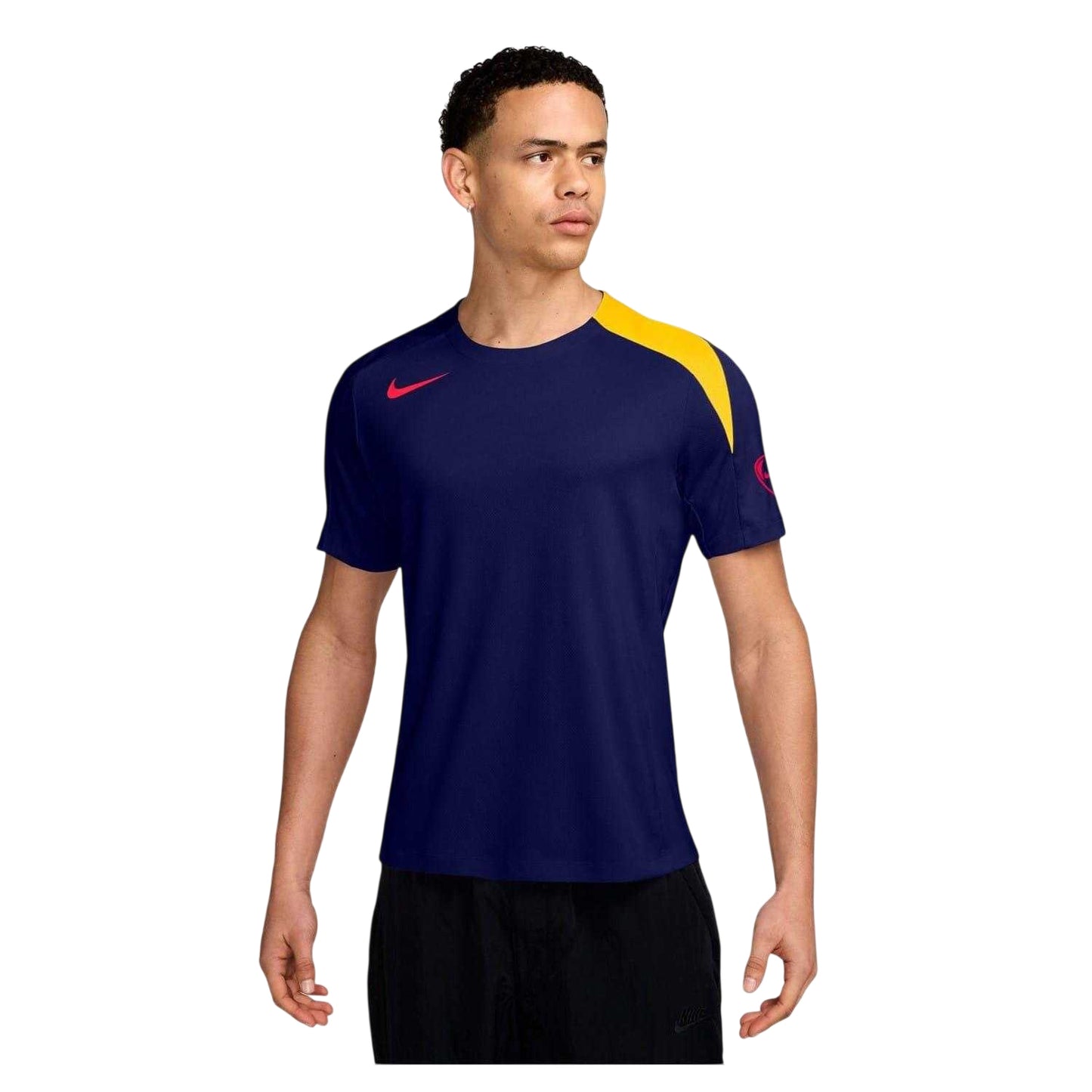 Blue-Orange - Front - Nike Mens Strike Football Shirt