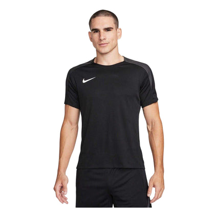 Black-White - Front - Nike Mens Strike Football Shirt