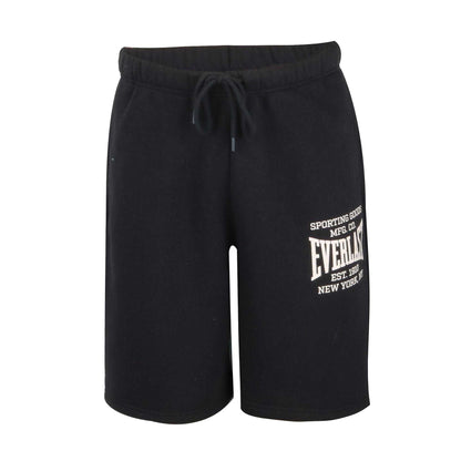 Black-White - Front - Everlast Unisex Adult Greatness Fleece Sweat Shorts