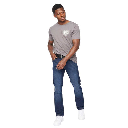 Blue - Lifestyle - Crosshatch Mens Cadman Straight Jeans