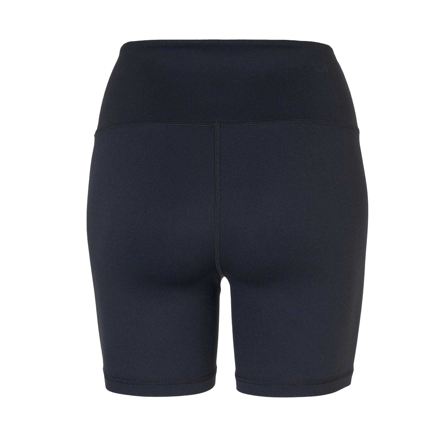 Black - Back - USA Pro Womens-Ladies Wrap Front High Waist Cycling Shorts