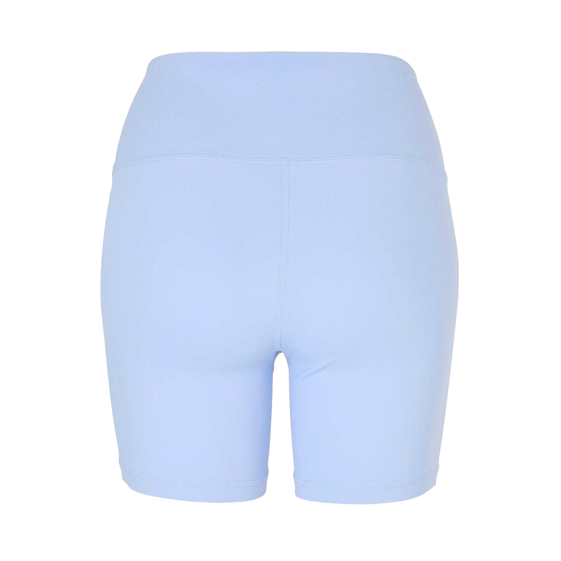 Brunnera Blue - Back - USA Pro Womens-Ladies Wrap Front High Waist Cycling Shorts