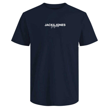 White-Grey-Navy-Olive-Beige - Pack Shot - Jack And Jones Mens Corp Cotton T-Shirt (Pack of 5)