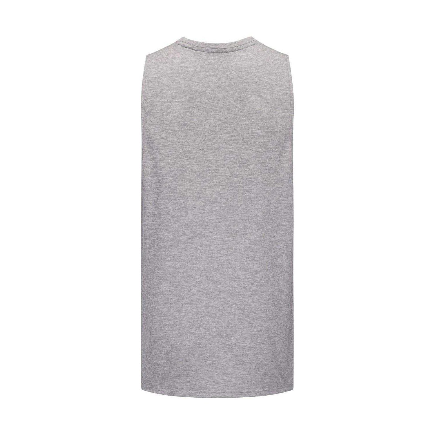 Grey Marl - Back - Everlast Mens Flex Vest Top