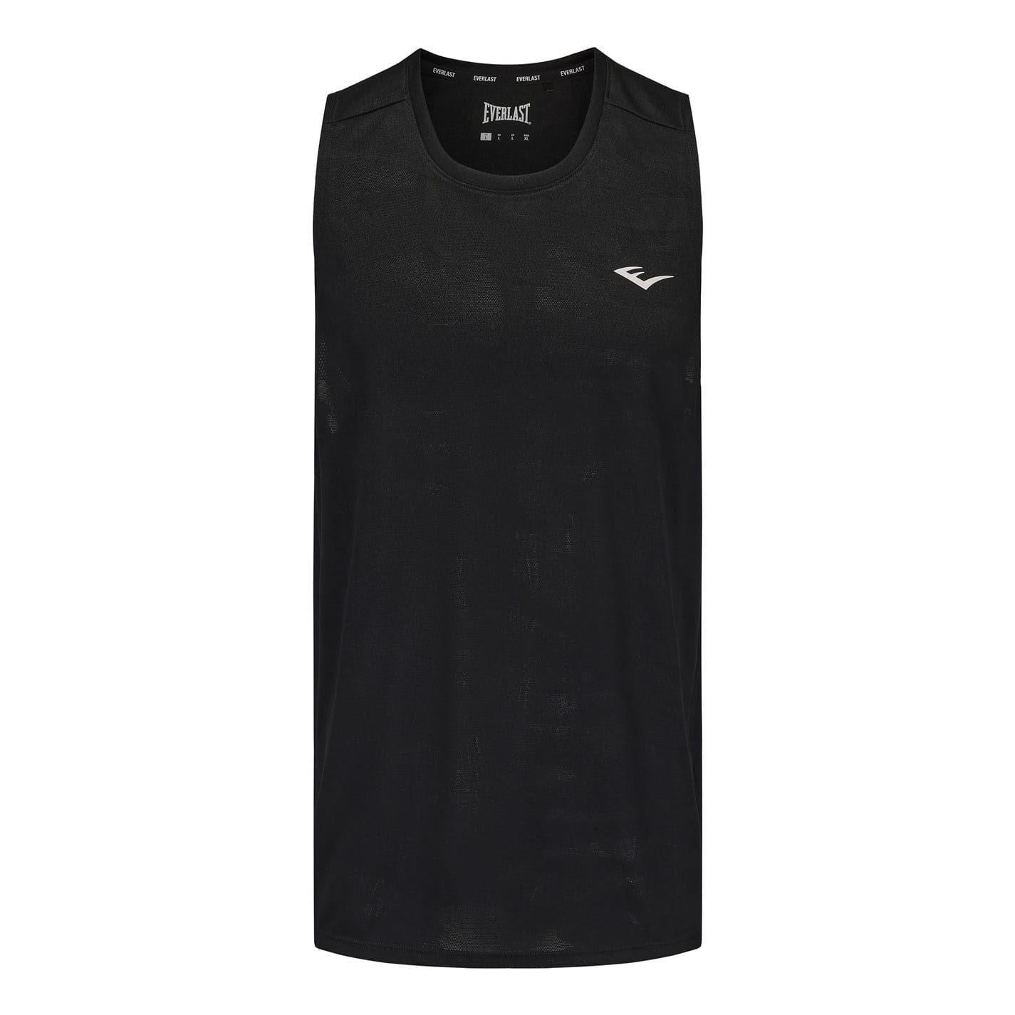 Black - Front - Everlast Mens Flex Vest Top