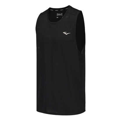 Black - Back - Everlast Mens Flex Vest Top
