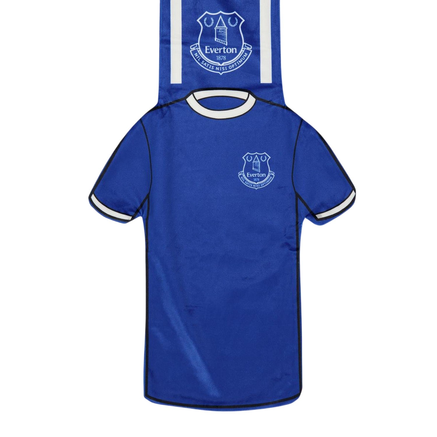 Blue - Side - Everton FC Crest Acrylic Scarf