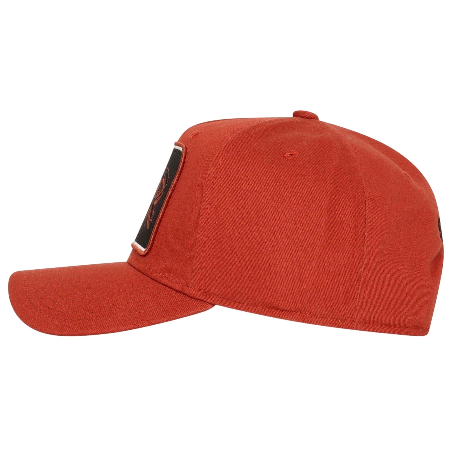 Maroon - Side - Societe Noir Unisex Adult Script Logo Snapback Cap