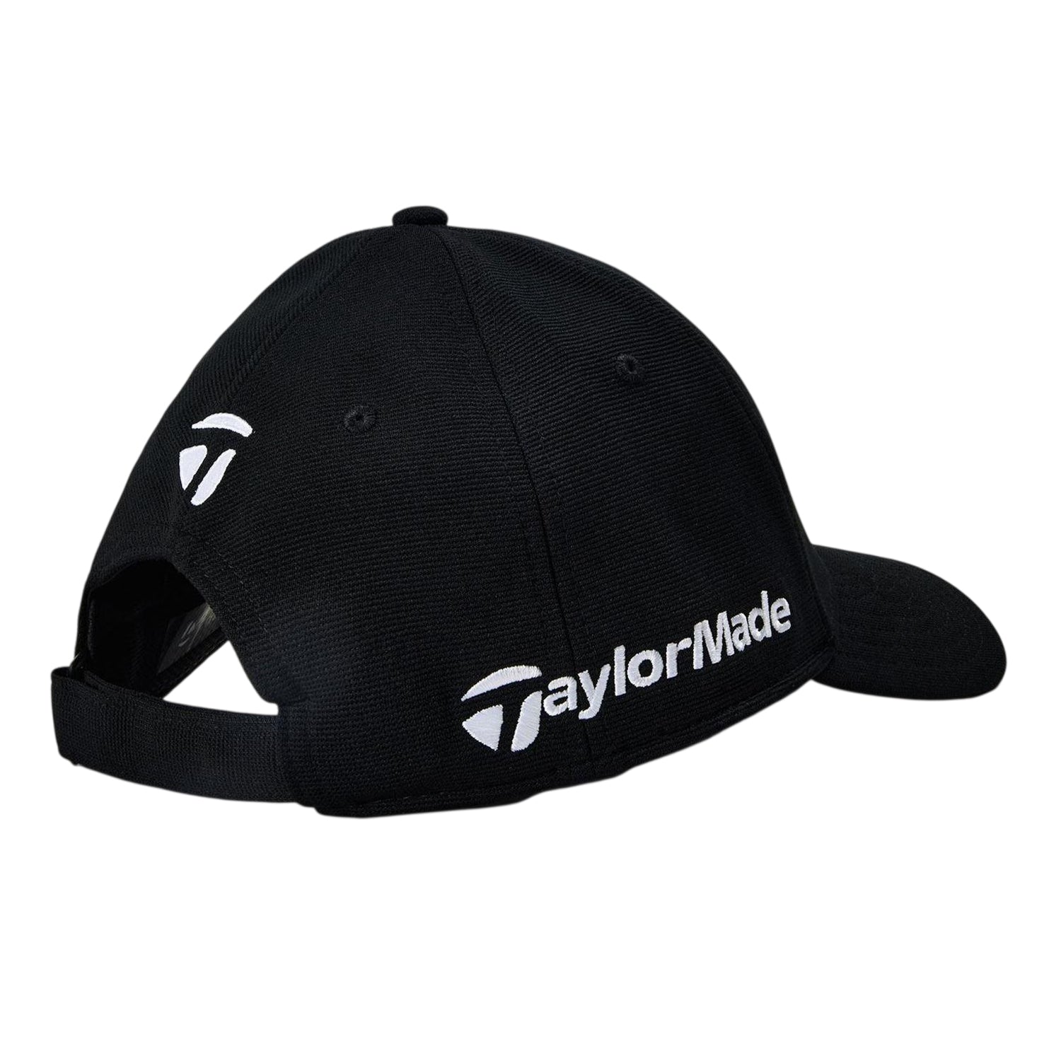 Black - Back - TaylorMade Mens Driver Logo Baseball Cap
