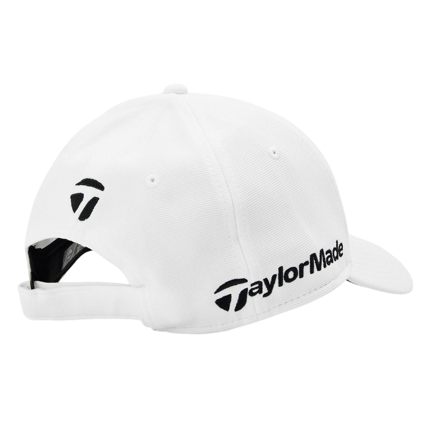 White - Back - TaylorMade Mens Driver Logo Baseball Cap