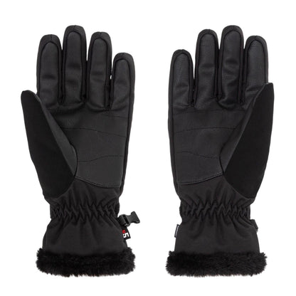 Black - Back - Nevica Unisex Adult Meribel Logo Winter Gloves
