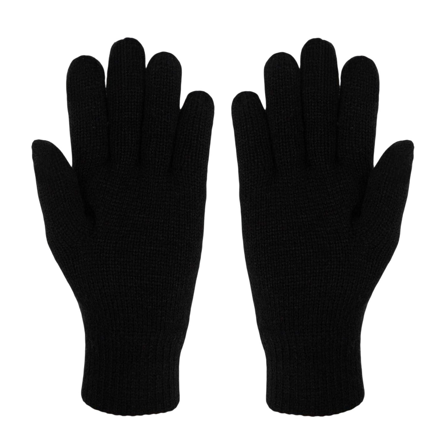 Black - Back - Karrimor Unisex Adult Knitted Plain Gloves