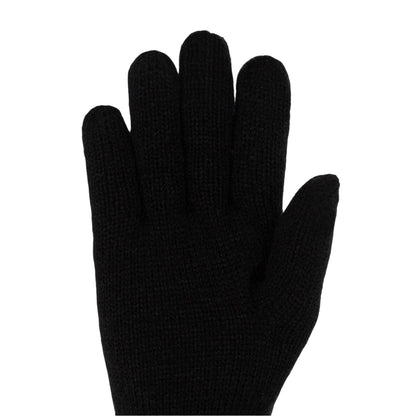 Black - Side - Karrimor Unisex Adult Knitted Plain Gloves