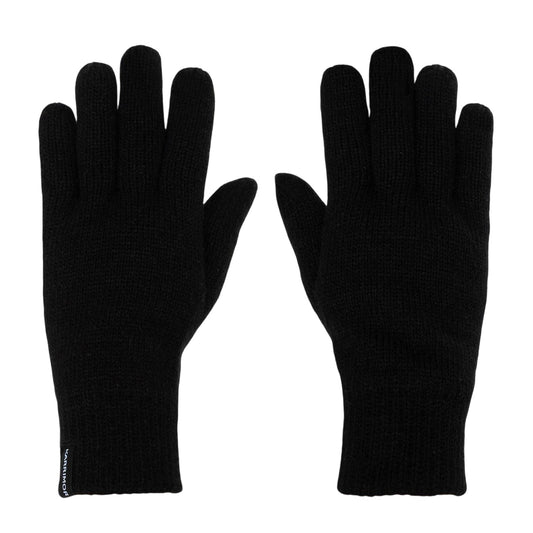 Black - Front - Karrimor Unisex Adult Knitted Plain Gloves
