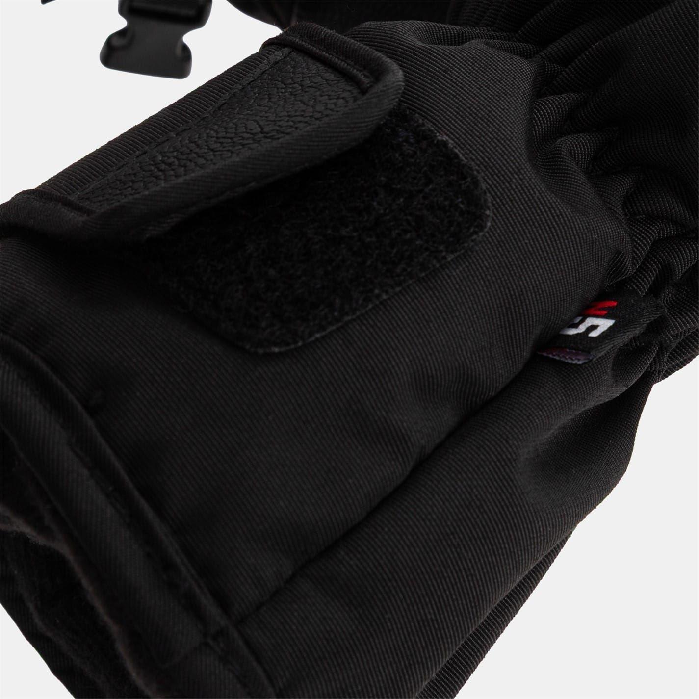 Black - Lifestyle - Nevica Unisex Adult Meribel Logo Ski Gloves